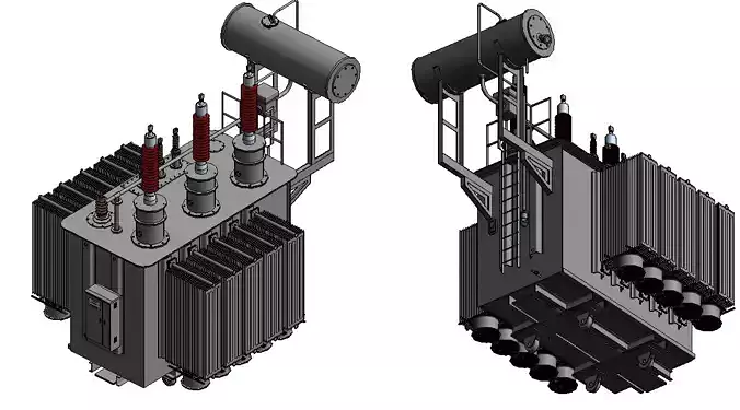 Transformer Detail for Power Stations  Oil Immersed