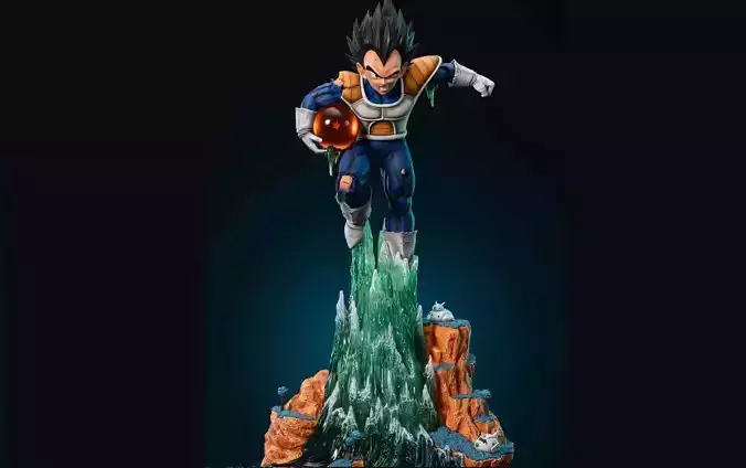 Vegeta Agua - Dragon Ball 3D print model