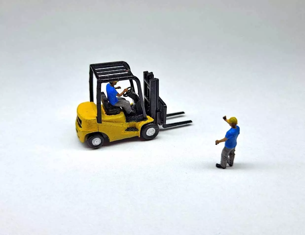 N Scale Large Forklift Free 3D model