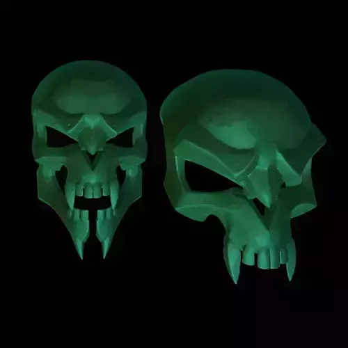 skull mask 3D print model