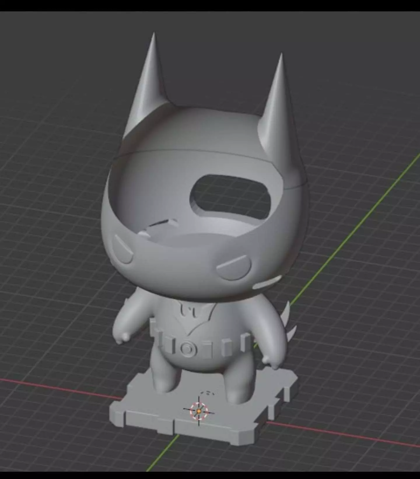 Batman echo dot 4  3D print model_0