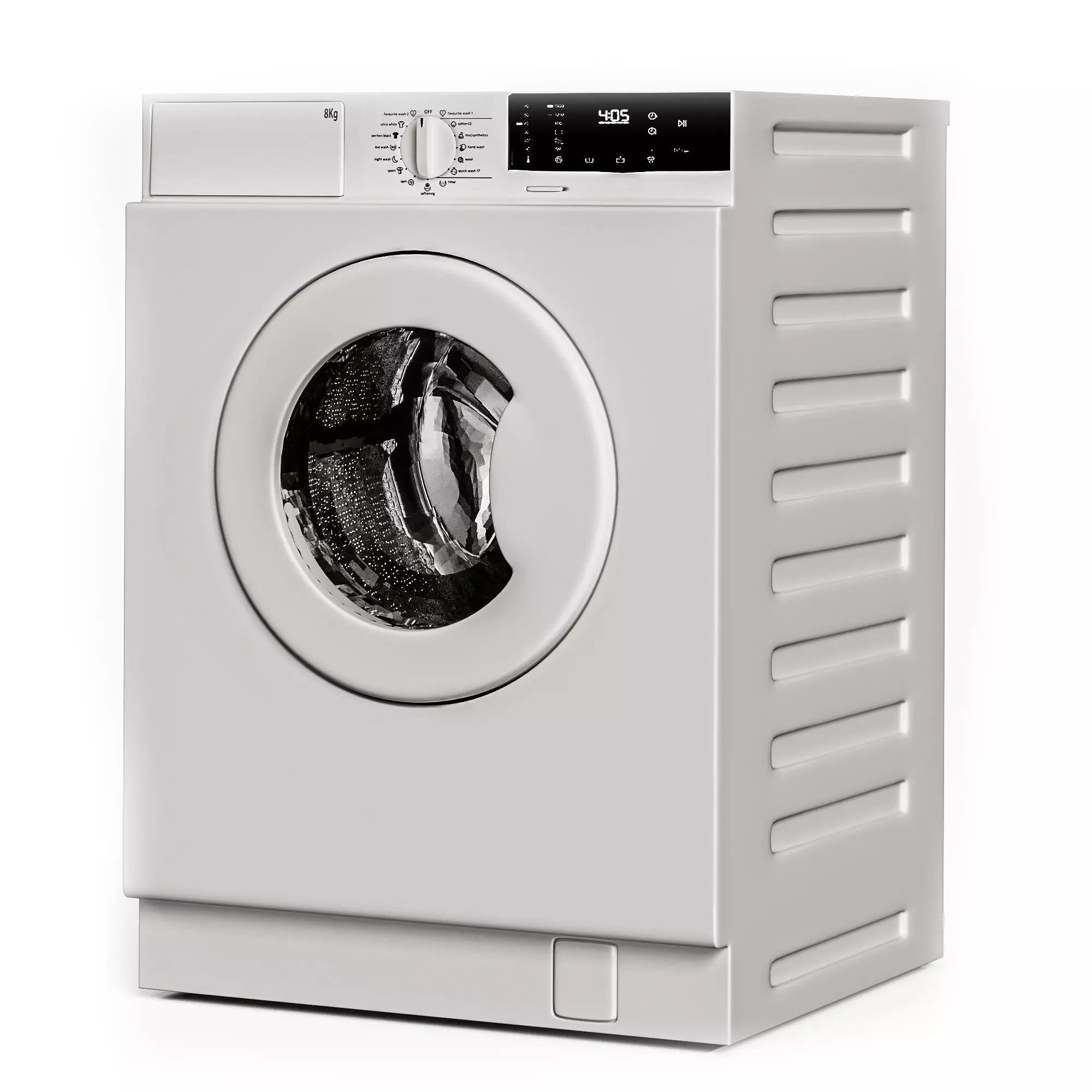 TVaTTAD Integrated washing machine Free low-poly 3D model