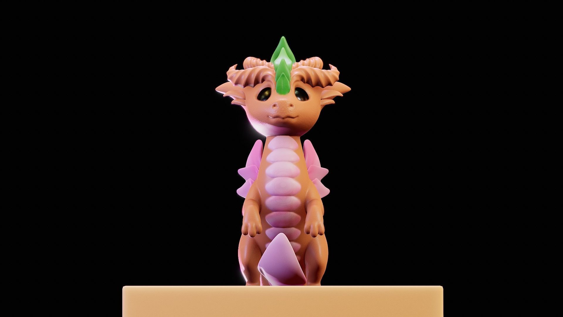 Magical Baby Dragon 3D print model_12