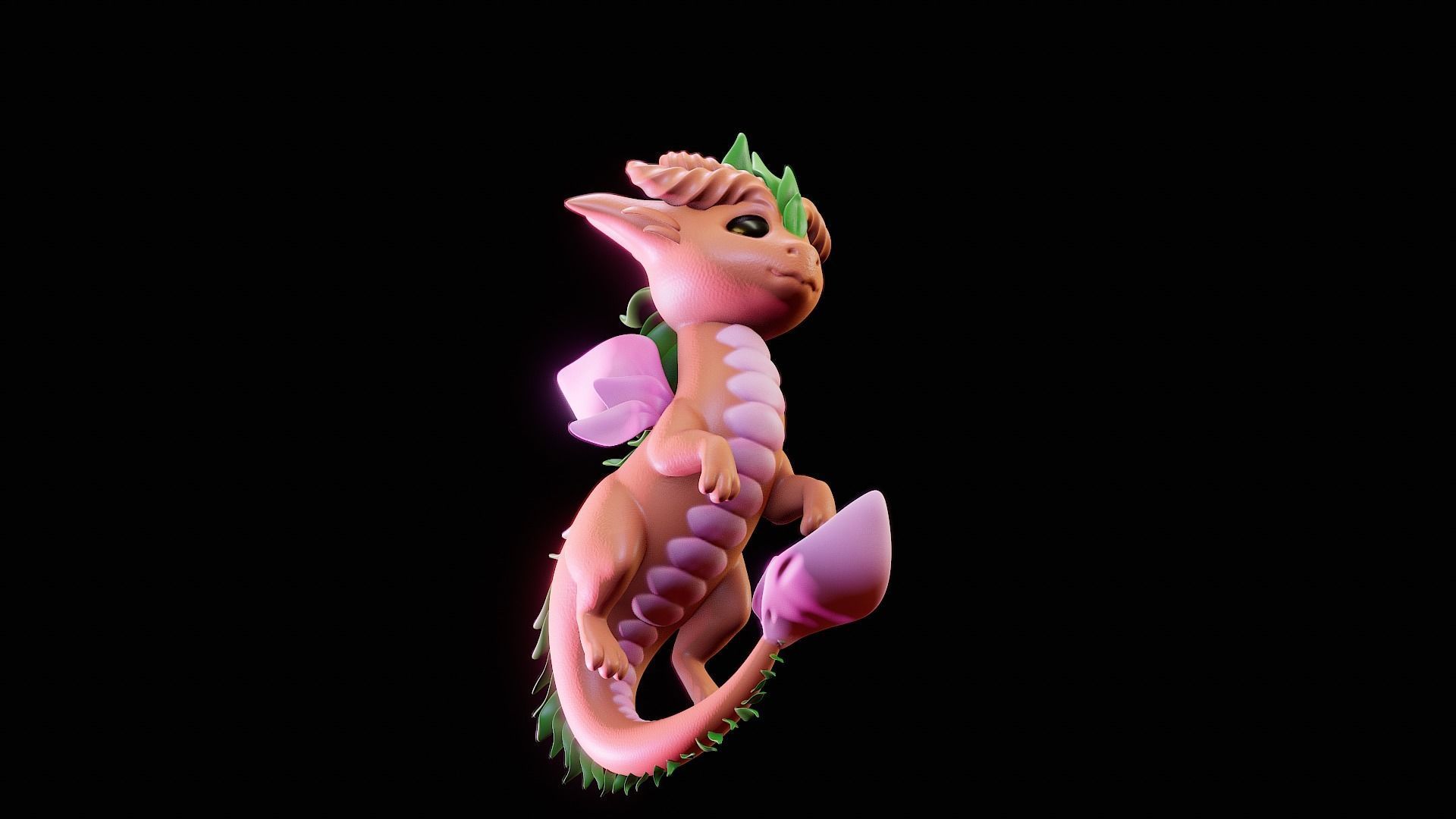 Magical Baby Dragon 3D print model_19