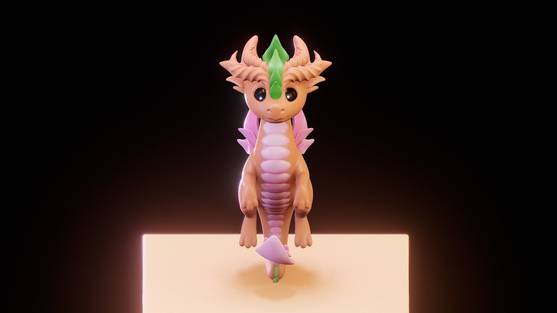 Magical Baby Dragon 3D print model_1