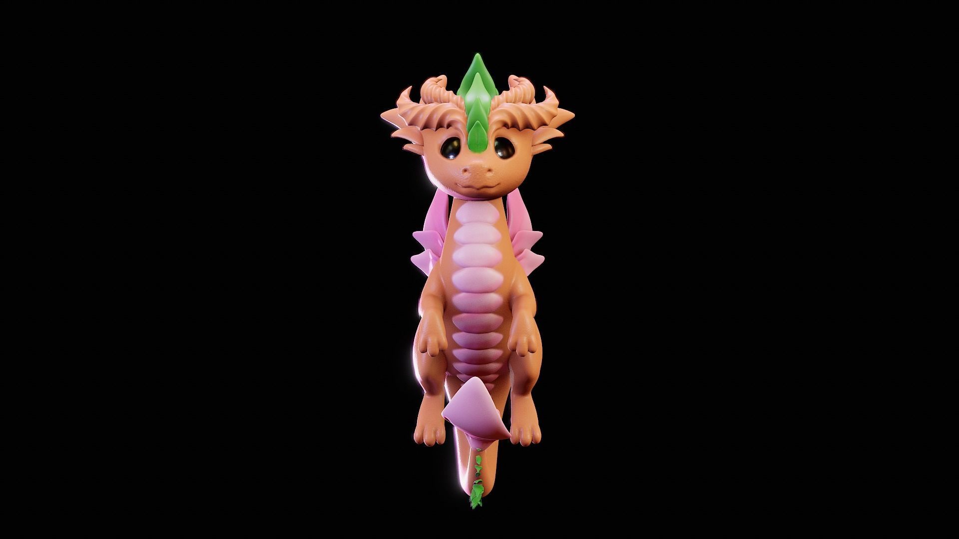 Magical Baby Dragon 3D print model_15
