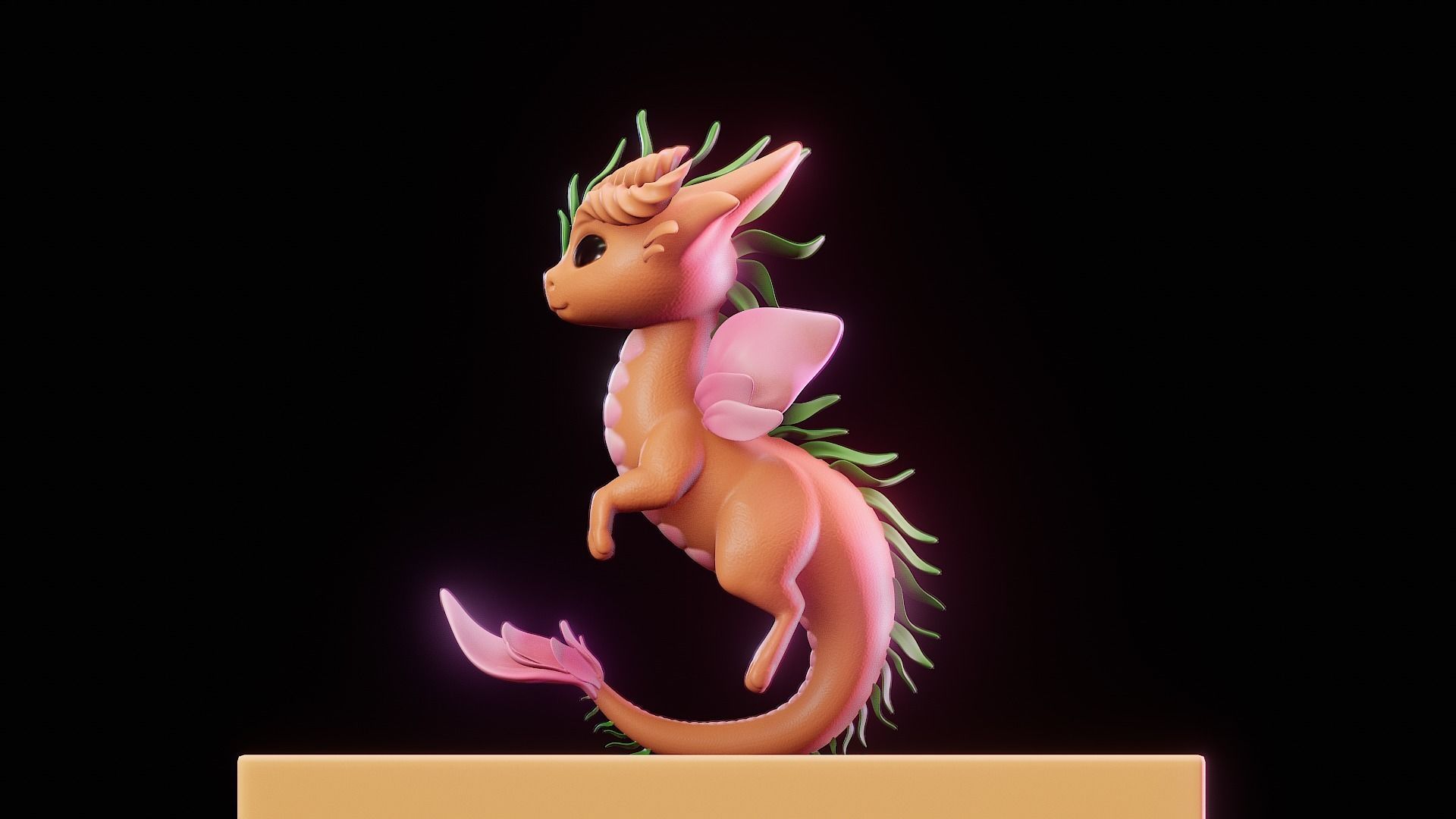 Magical Baby Dragon 3D print model_3