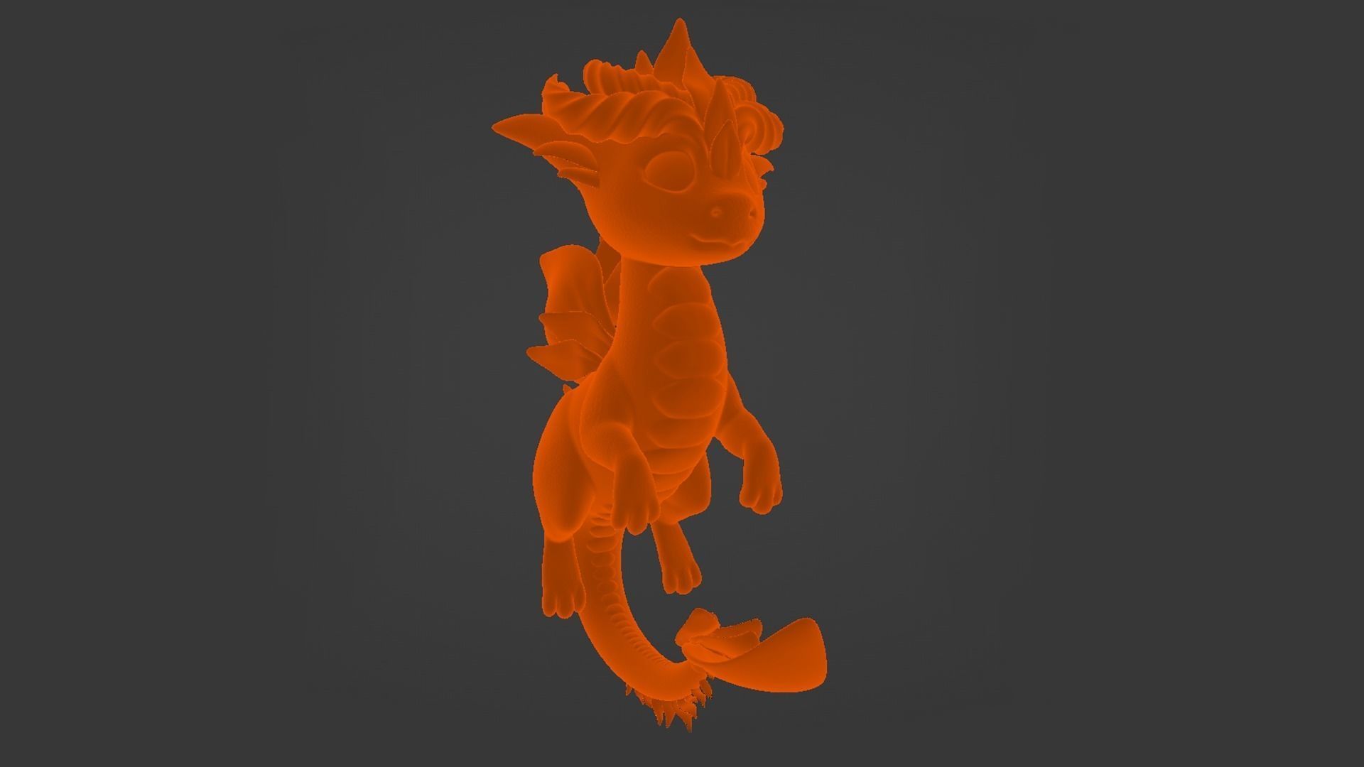 Magical Baby Dragon 3D print model_20
