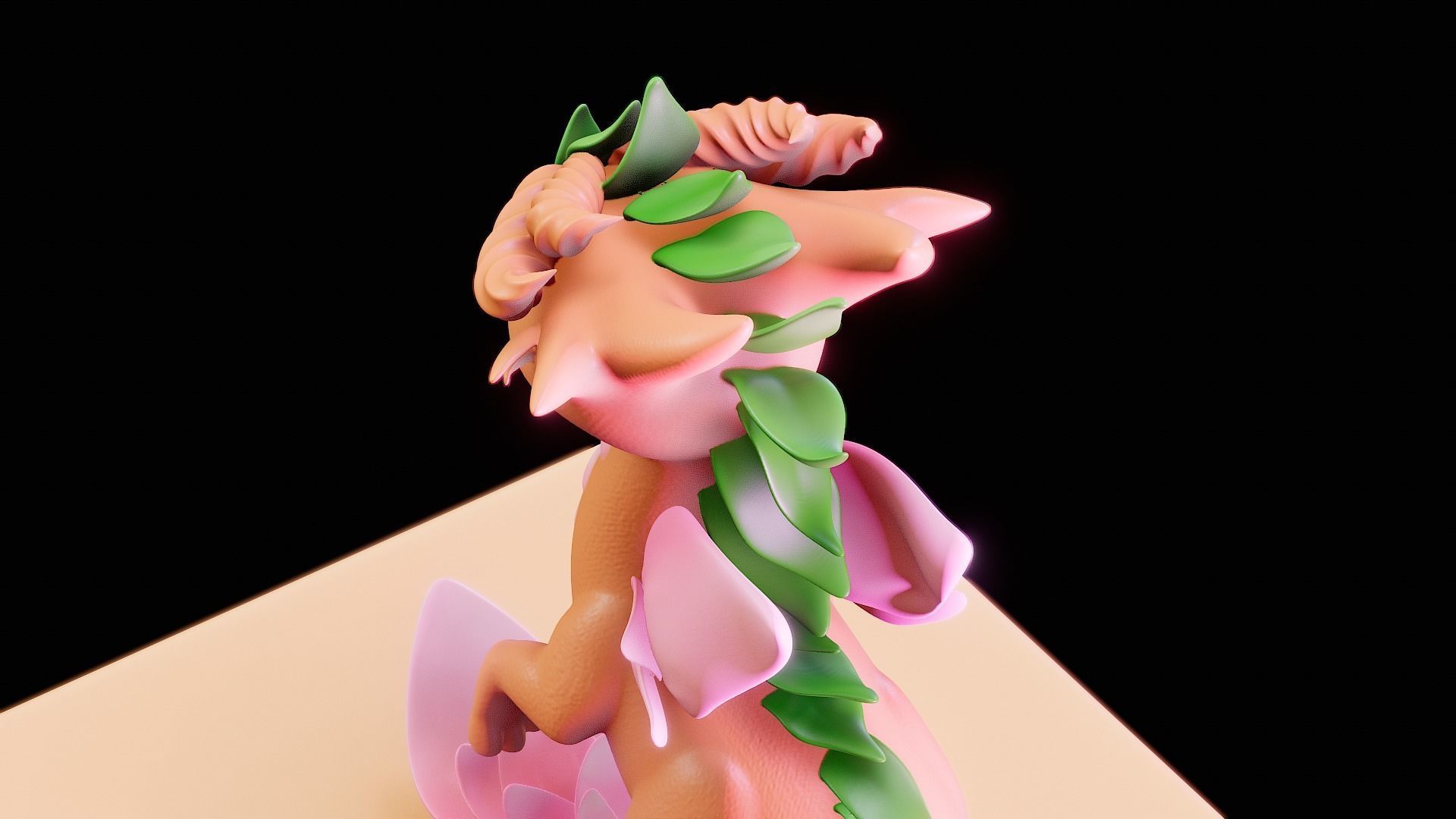 Magical Baby Dragon 3D print model_9