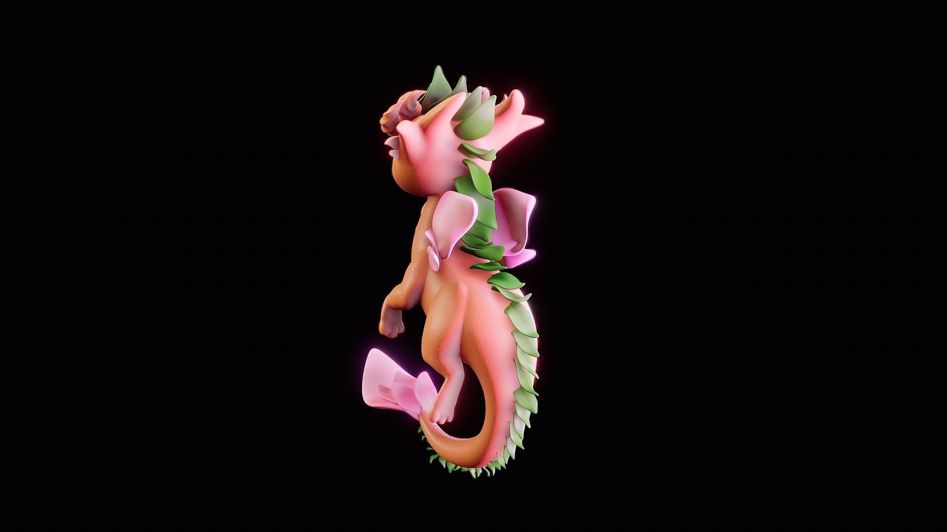 Magical Baby Dragon 3D print model_17
