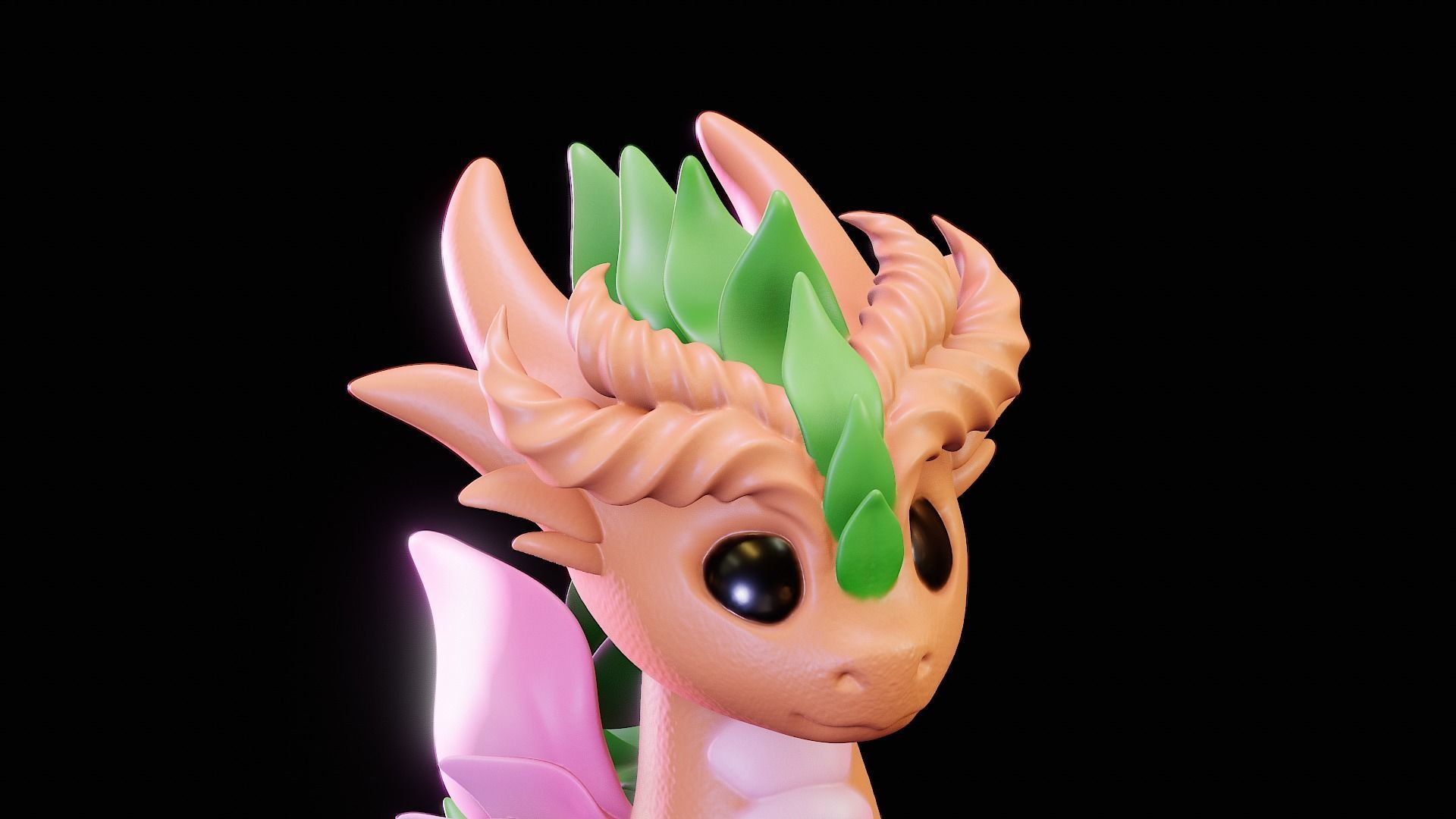 Magical Baby Dragon 3D print model_7