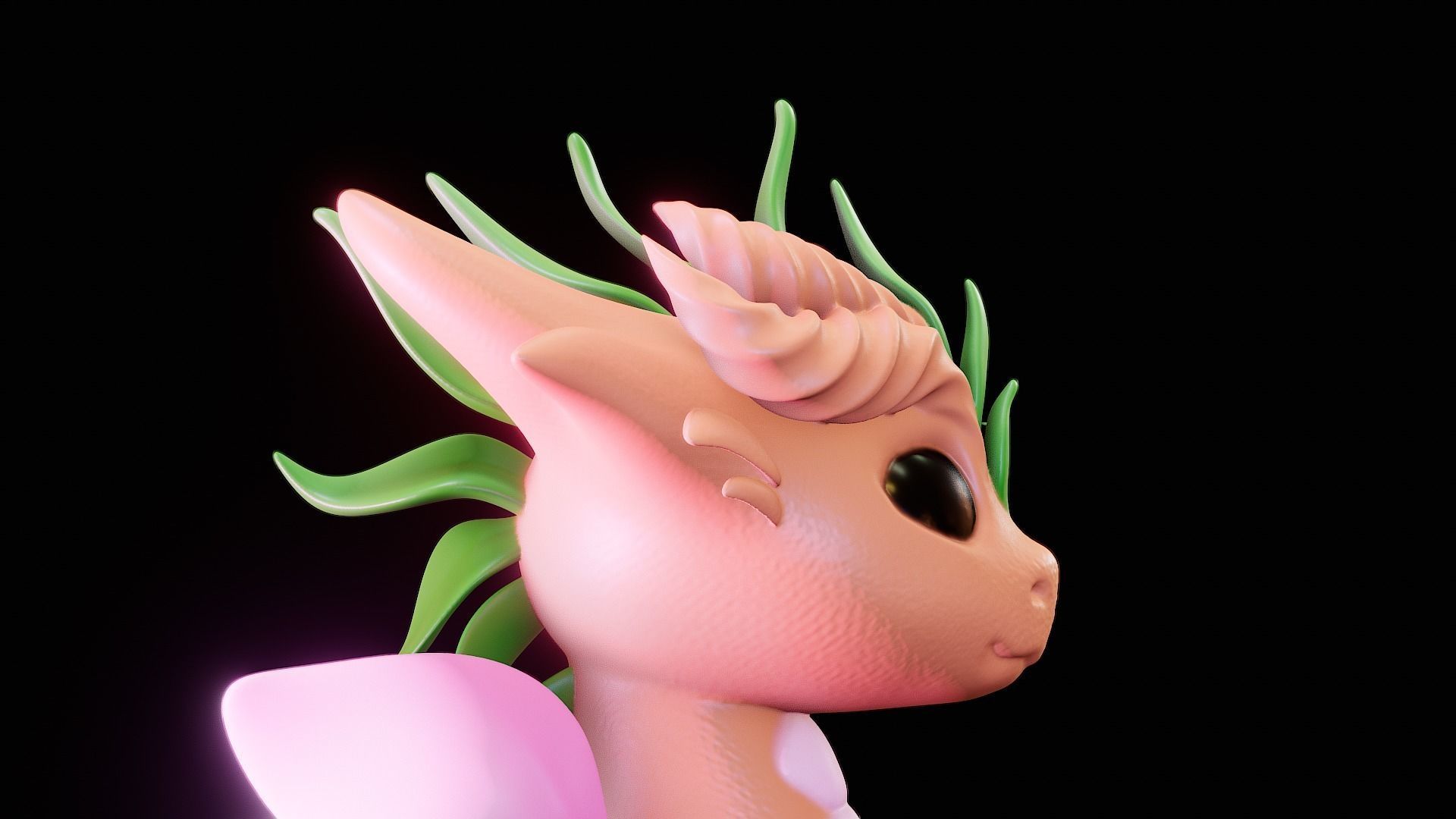 Magical Baby Dragon 3D print model_8