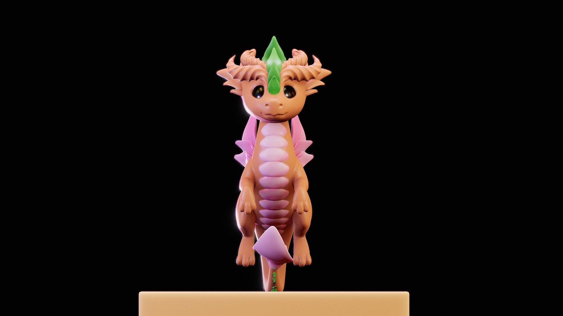 Magical Baby Dragon 3D print model_5