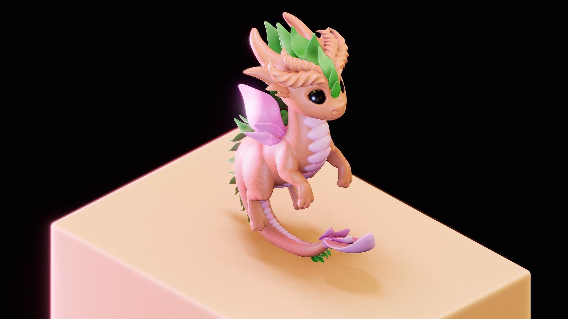 Magical Baby Dragon 3D print model_11