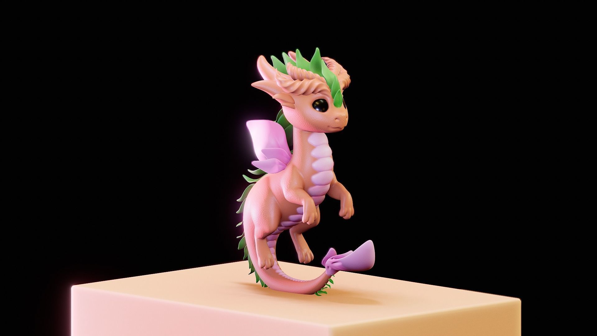 Magical Baby Dragon 3D print model_6