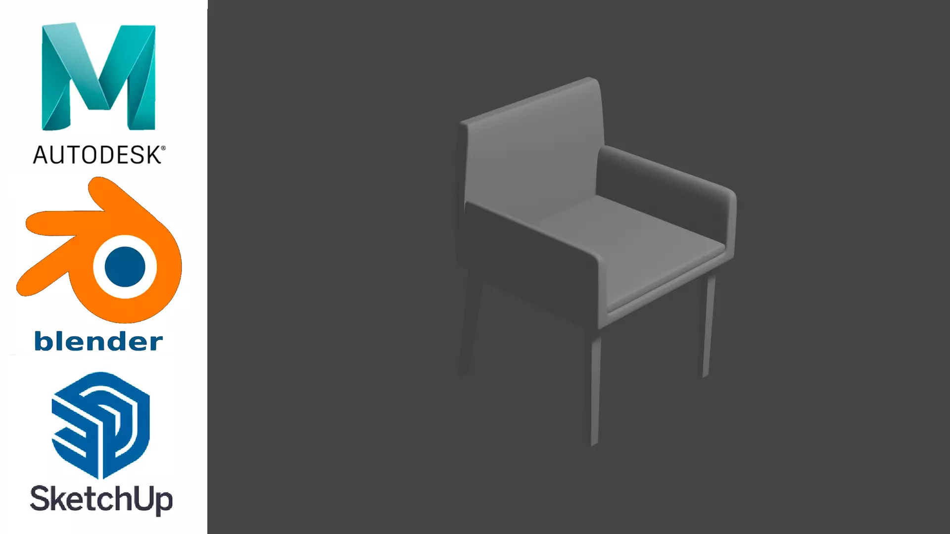 Chair - Silla 3D model 3D model_0