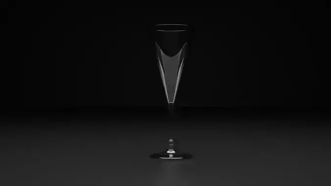 Crystal Cup with Small Stem