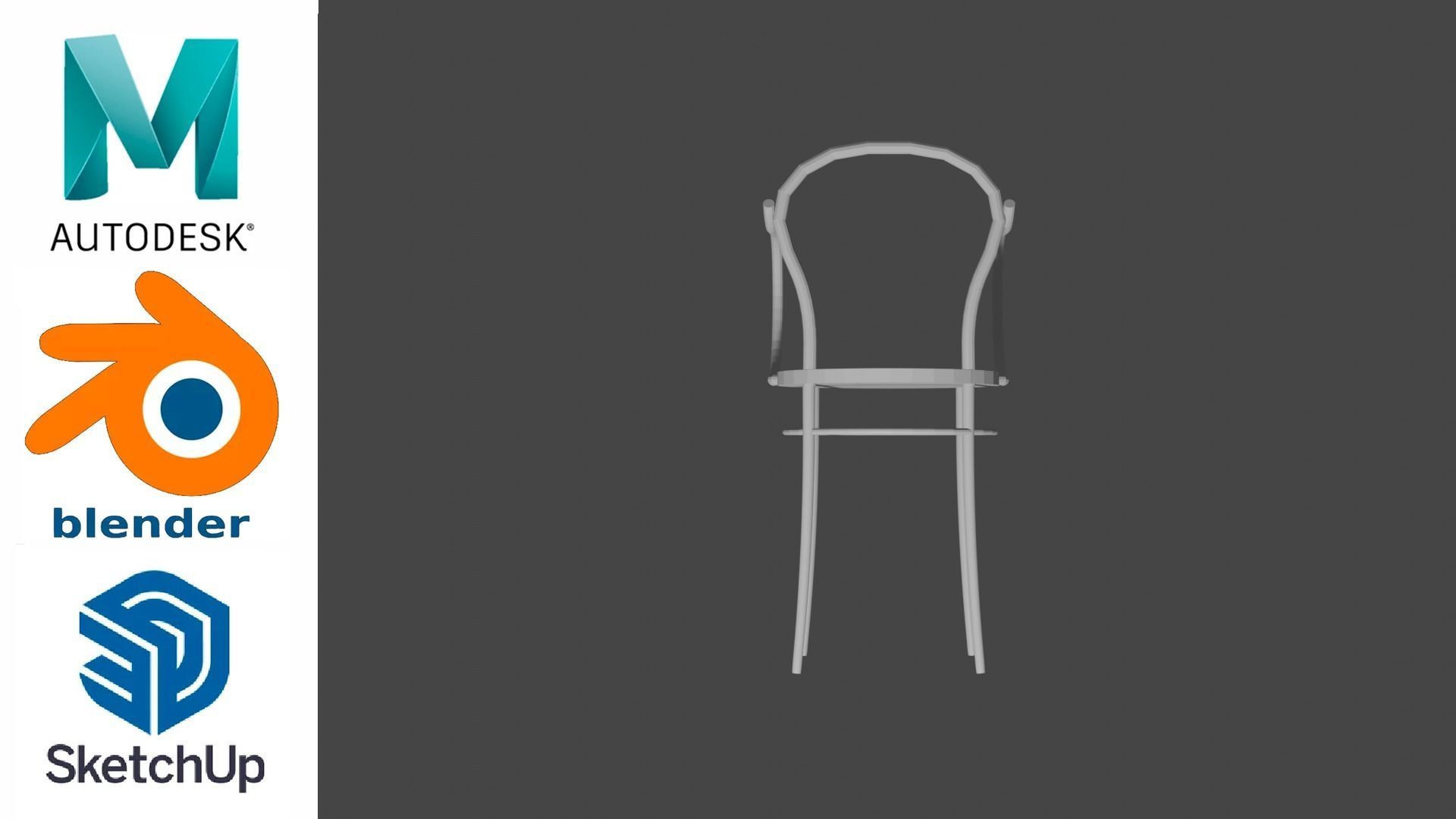 Chair - Silla 3D model_2