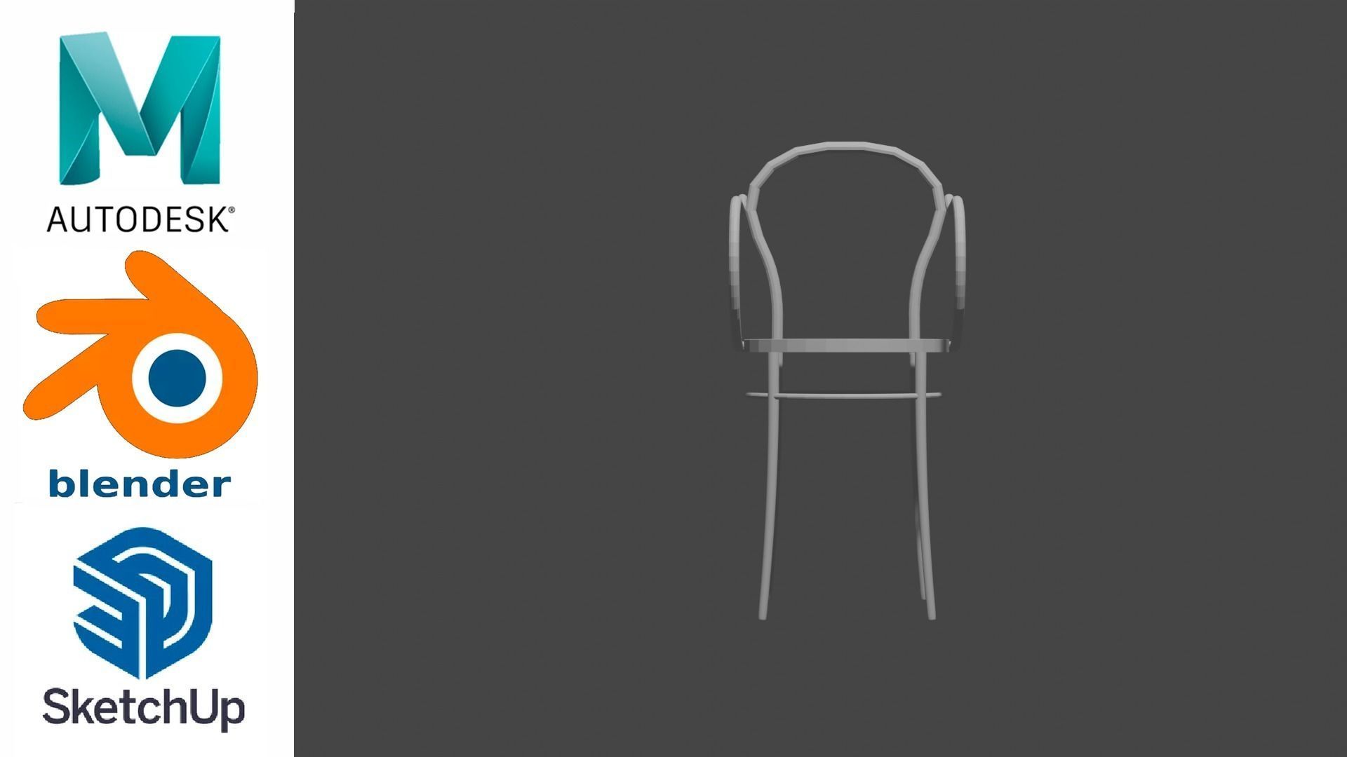 Chair - Silla 3D model_5