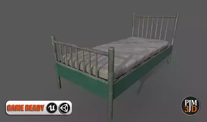 Iron hospital bed V2