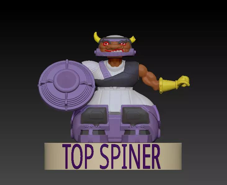 Top Spiner 3D print model_0