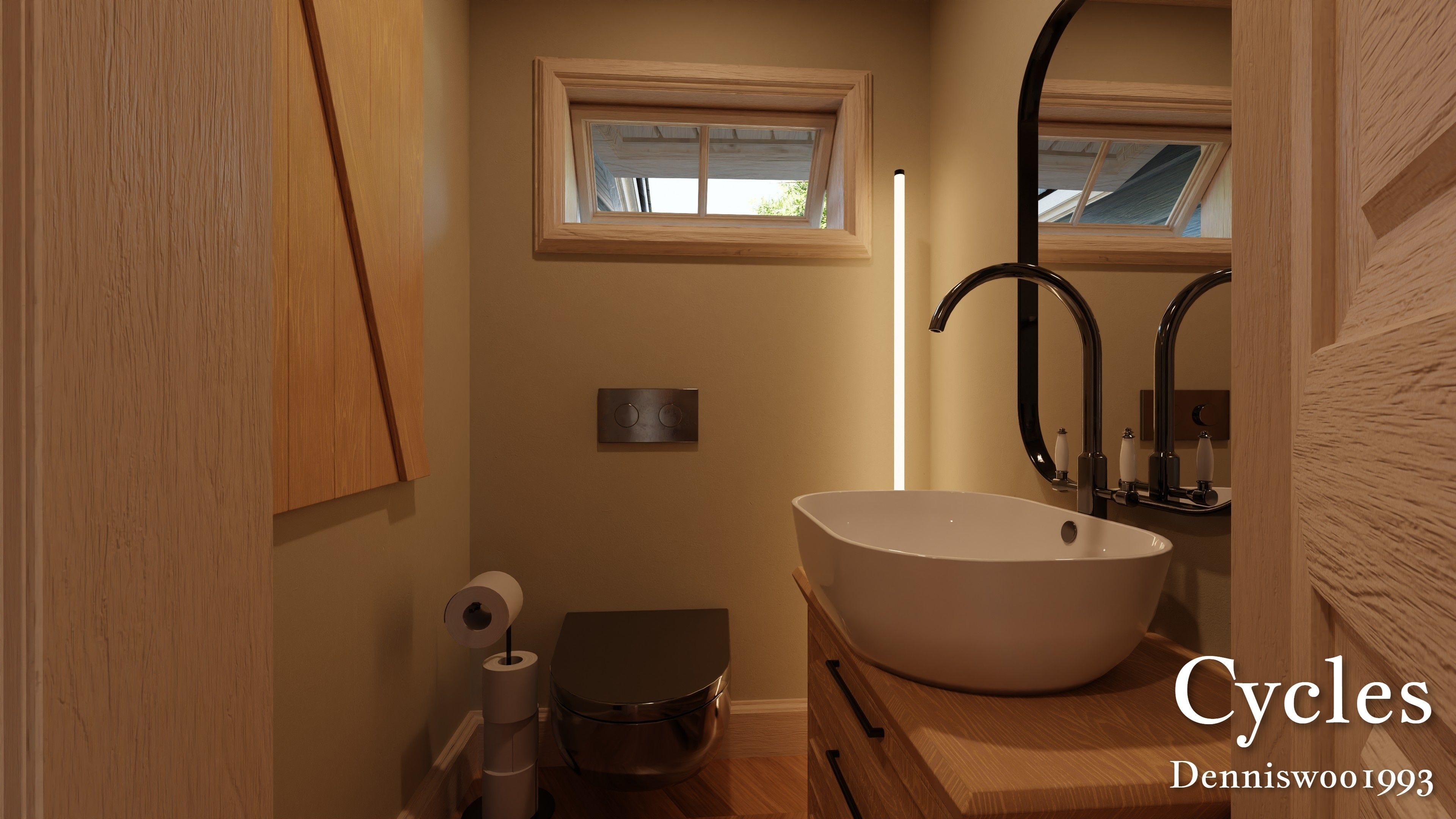 Modular Classic Style American House 12 Low-poly 3D model_16