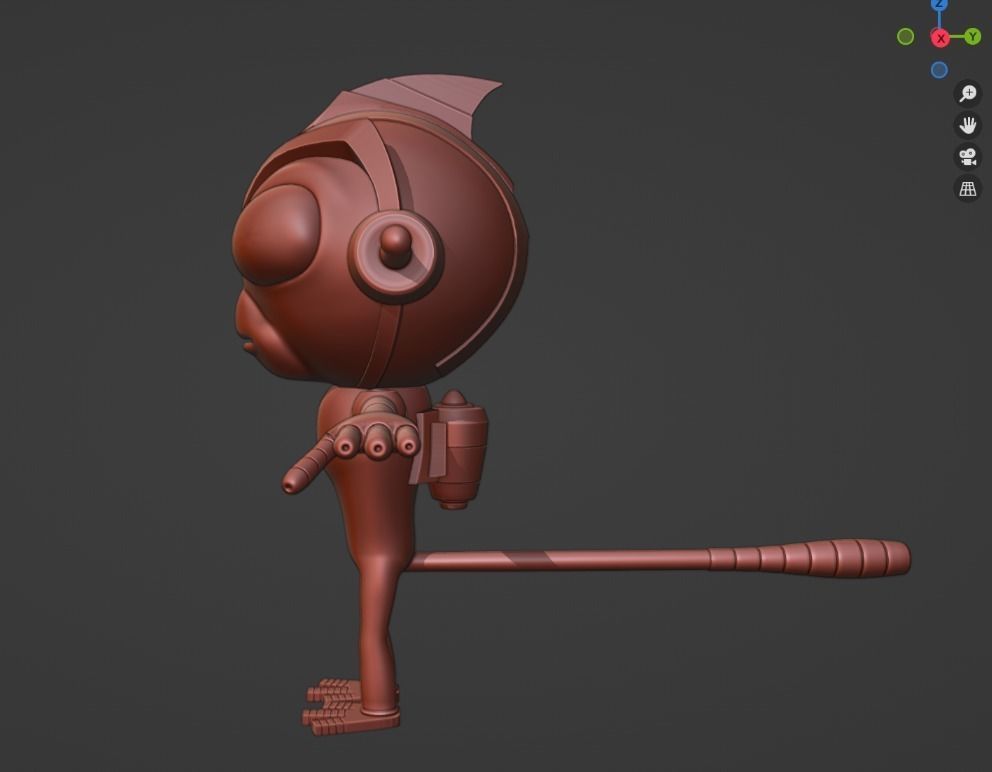 Super Robot Monkey - Antauri 3D print model_8