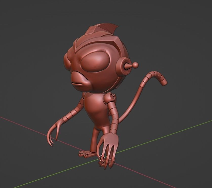 Super Robot Monkey - Antauri 3D print model_3