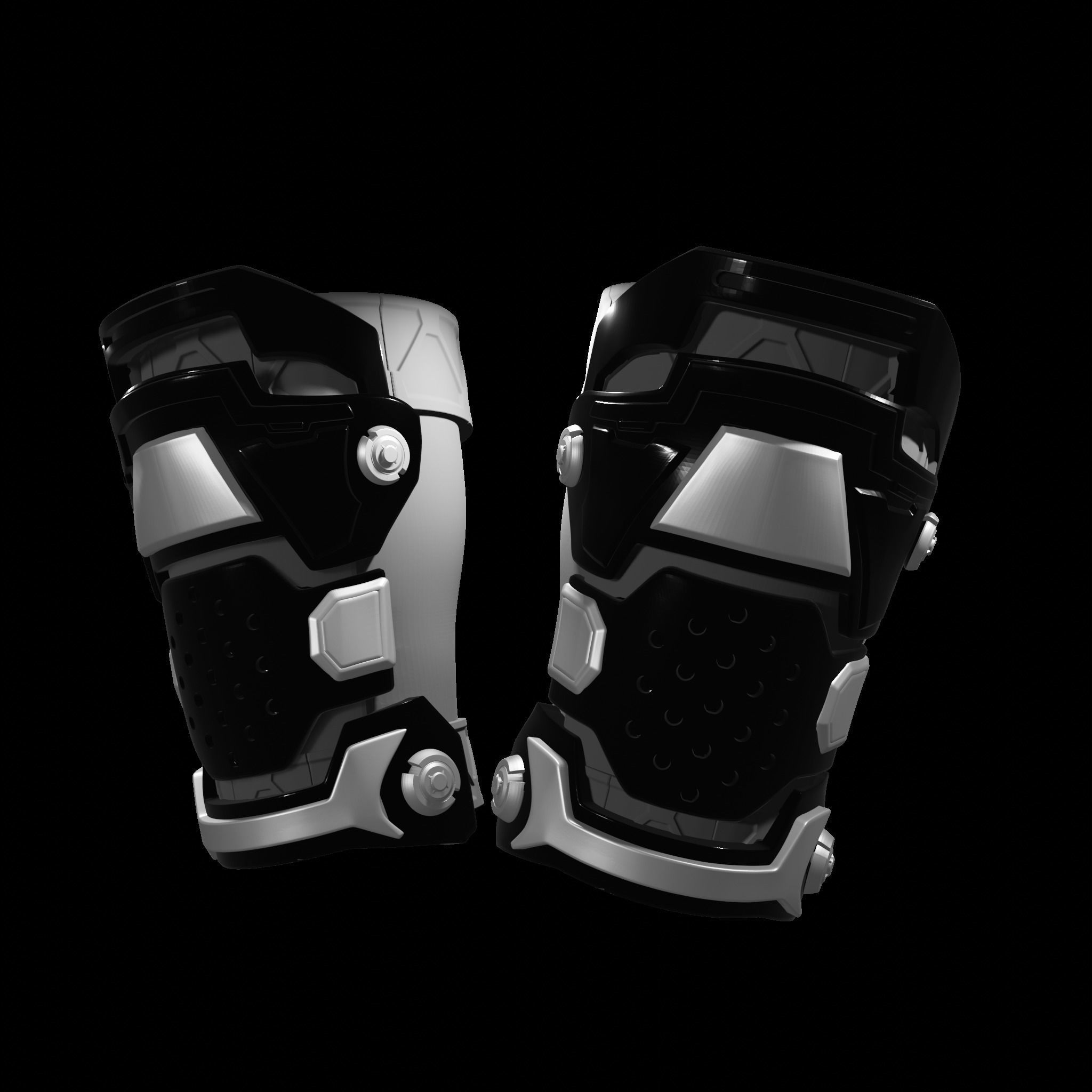 General use Arm Armor  3D print model_5