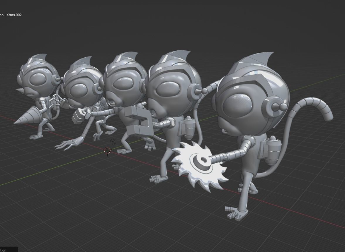 Super Robot Monkey - Otto 3D print model_2