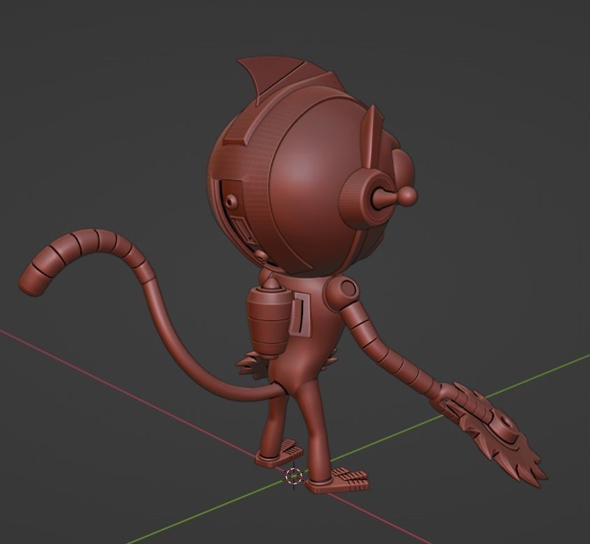 Super Robot Monkey - Otto 3D print model_7