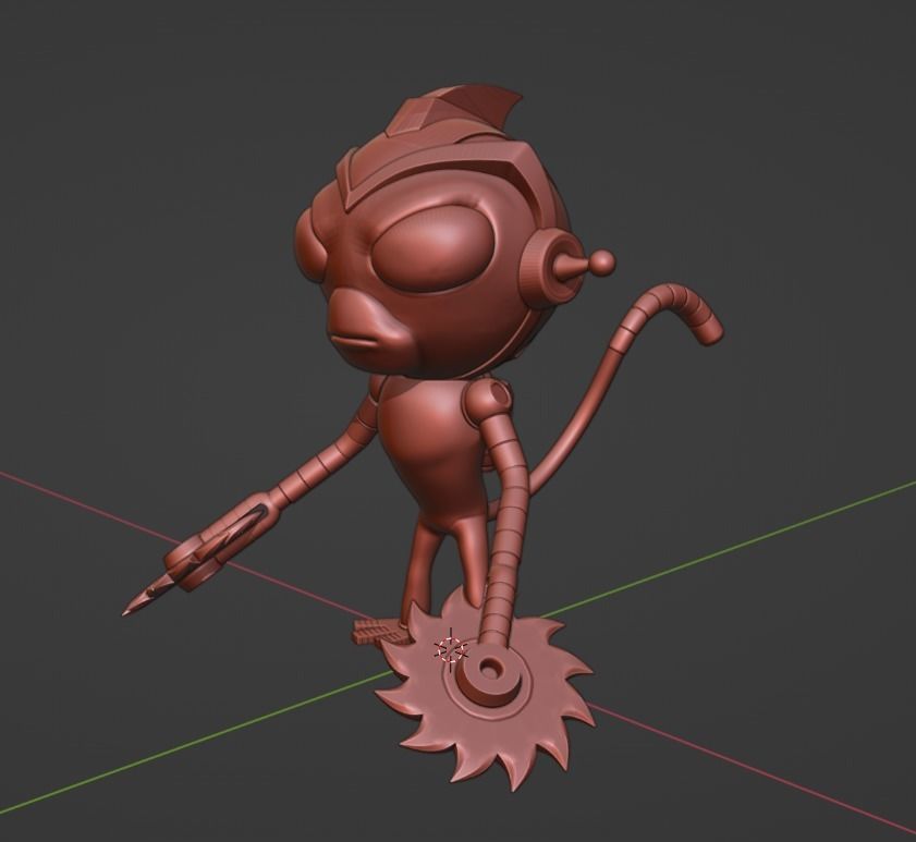 Super Robot Monkey - Otto 3D print model_6