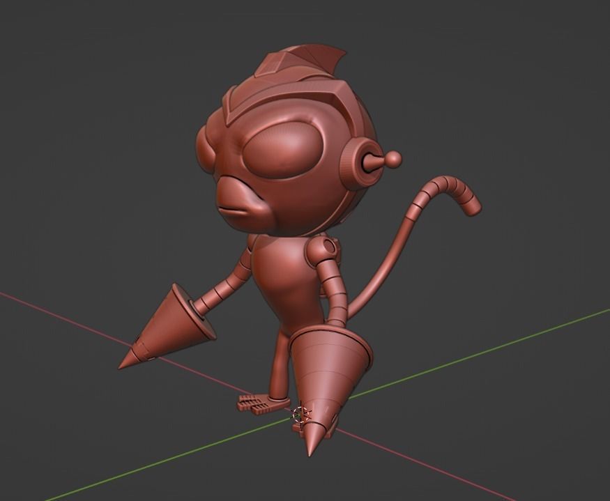 SuperRobotMonkey - Gibson 3D print model_4