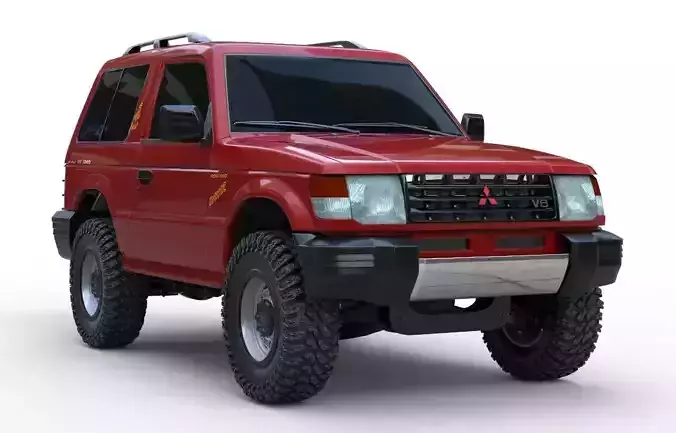 Mitsubishi Pajero 2008 3D model