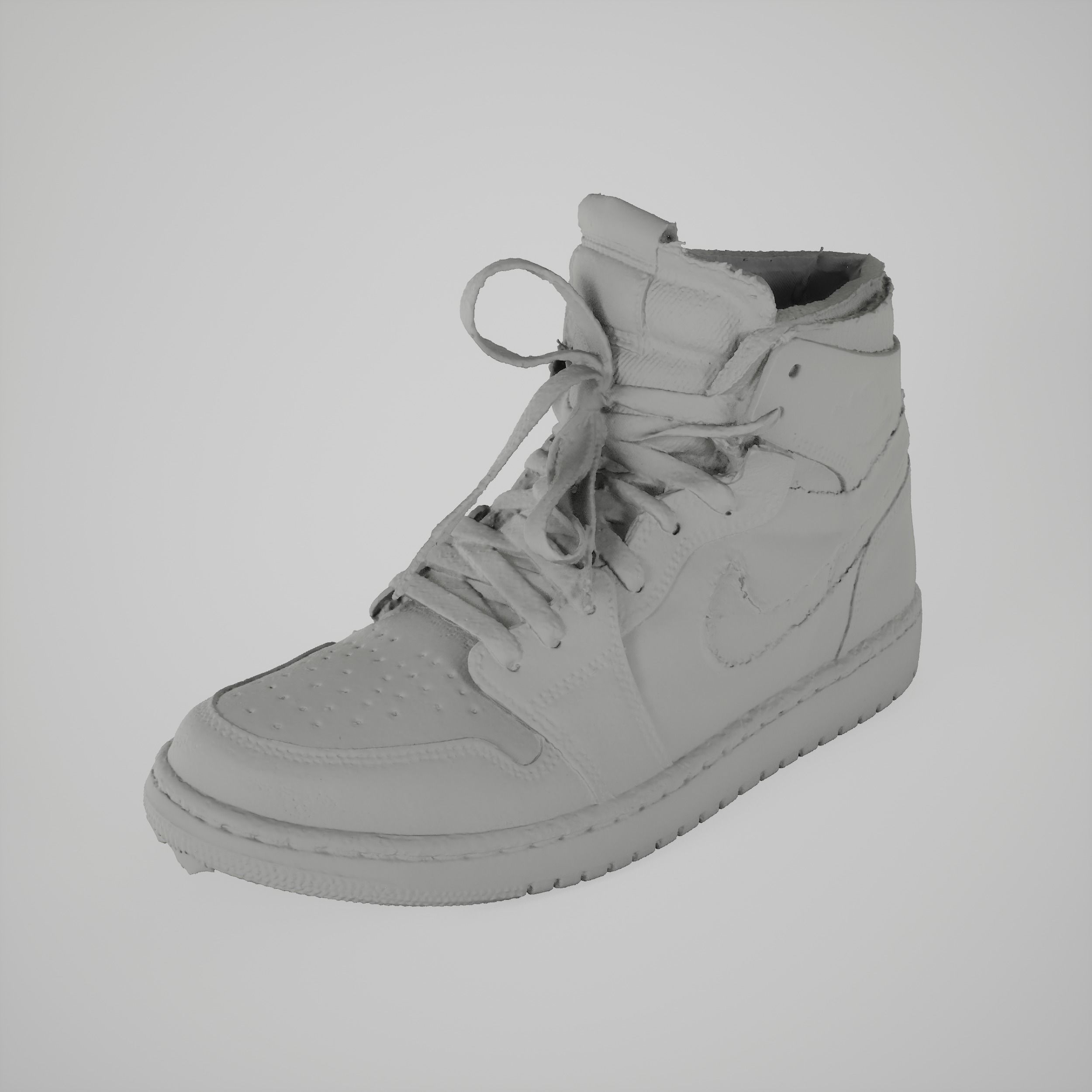 Purple Sneakers Basketball Shoes 3D model_6