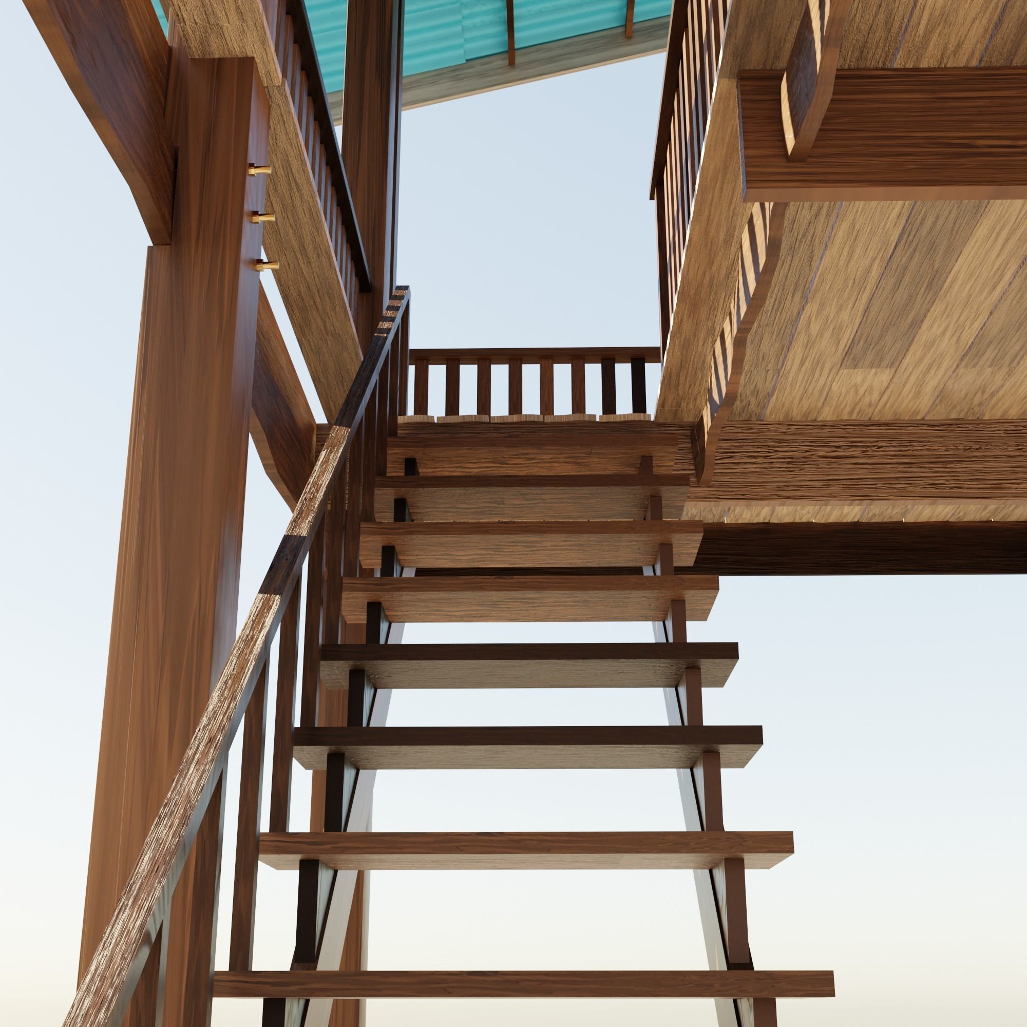 3D Out of town thai house 3D model_17