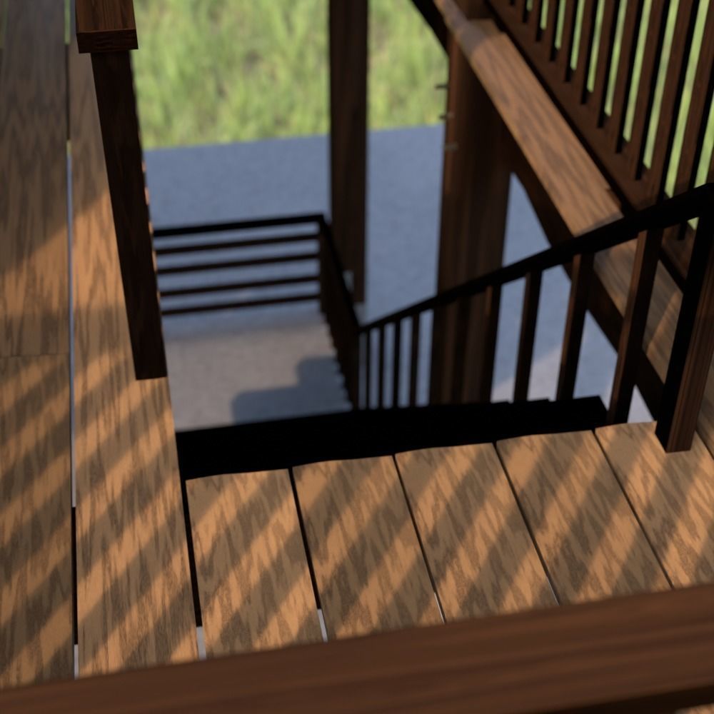 3D Out of town thai house 3D model_4