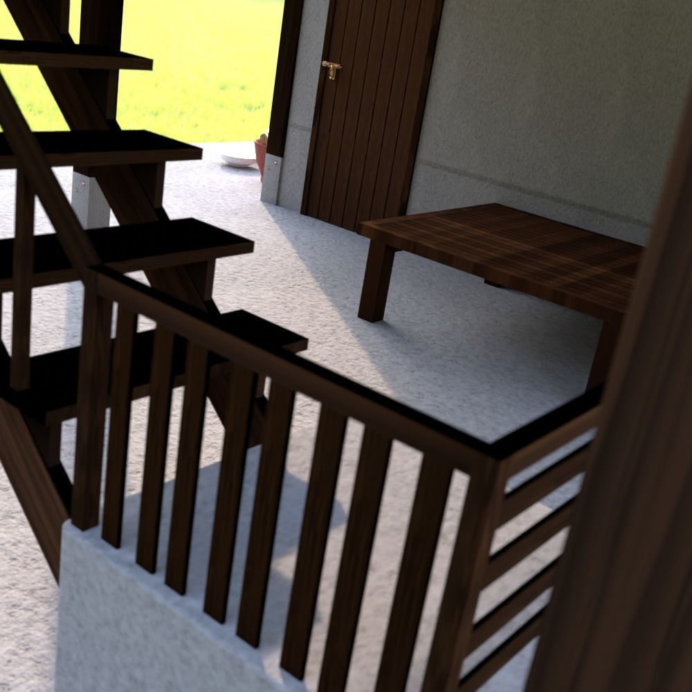 3D Out of town thai house 3D model_11