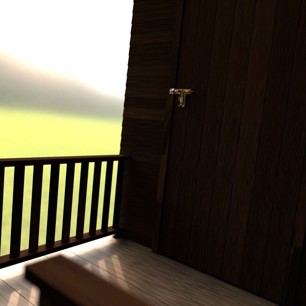 3D Out of town thai house 3D model_8