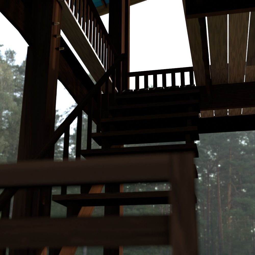 3D Out of town thai house 3D model_3