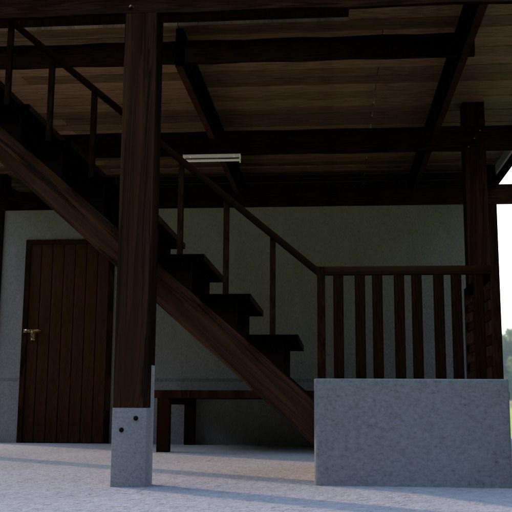 3D Out of town thai house 3D model_22