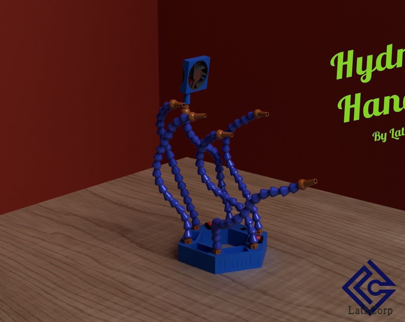 HYDRA HANDS -HELPING HANDS- SOLDERING WORKSTATION 3D print model_2