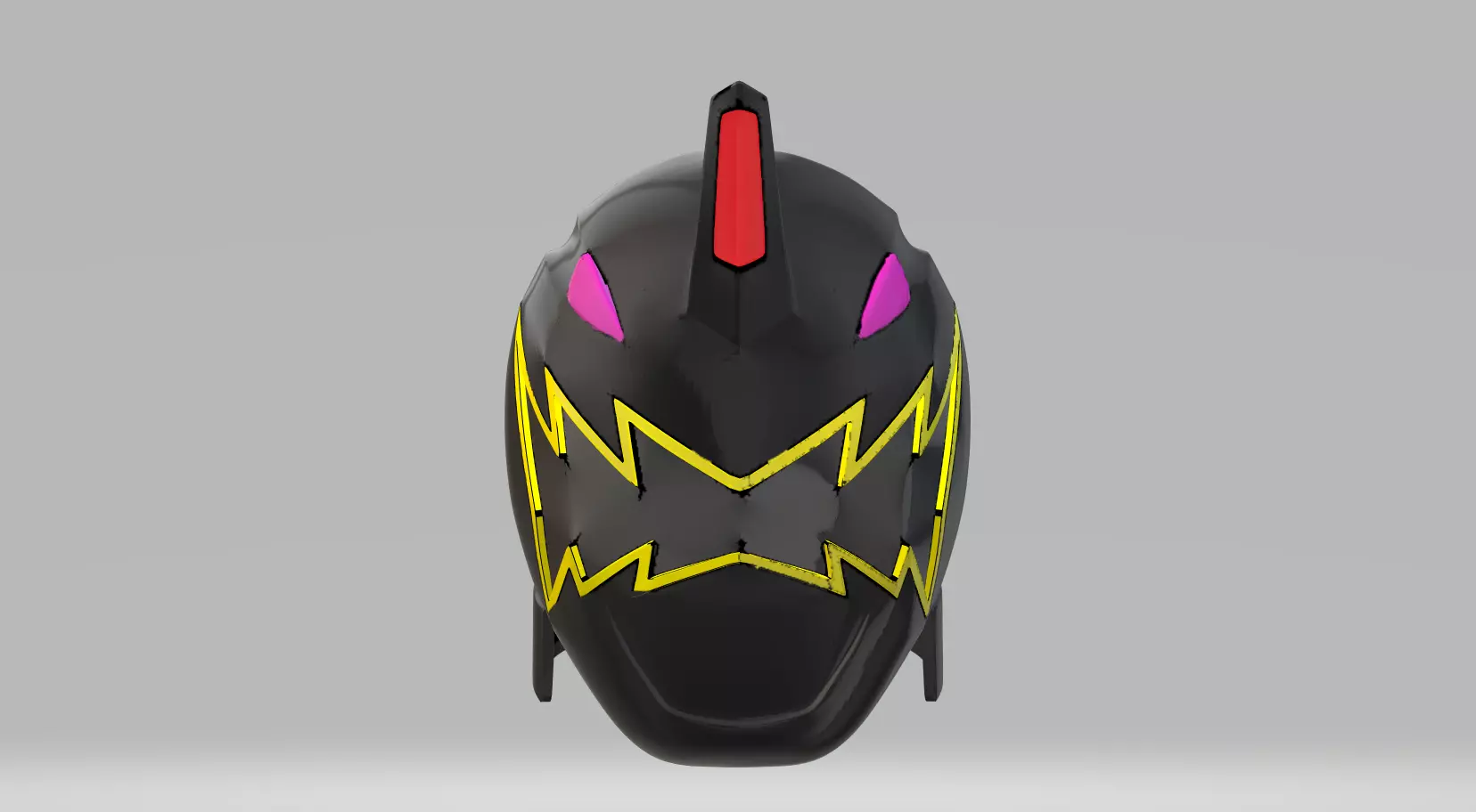 Power Rangers Dino Thunder Black Ranger helmet 3D print model