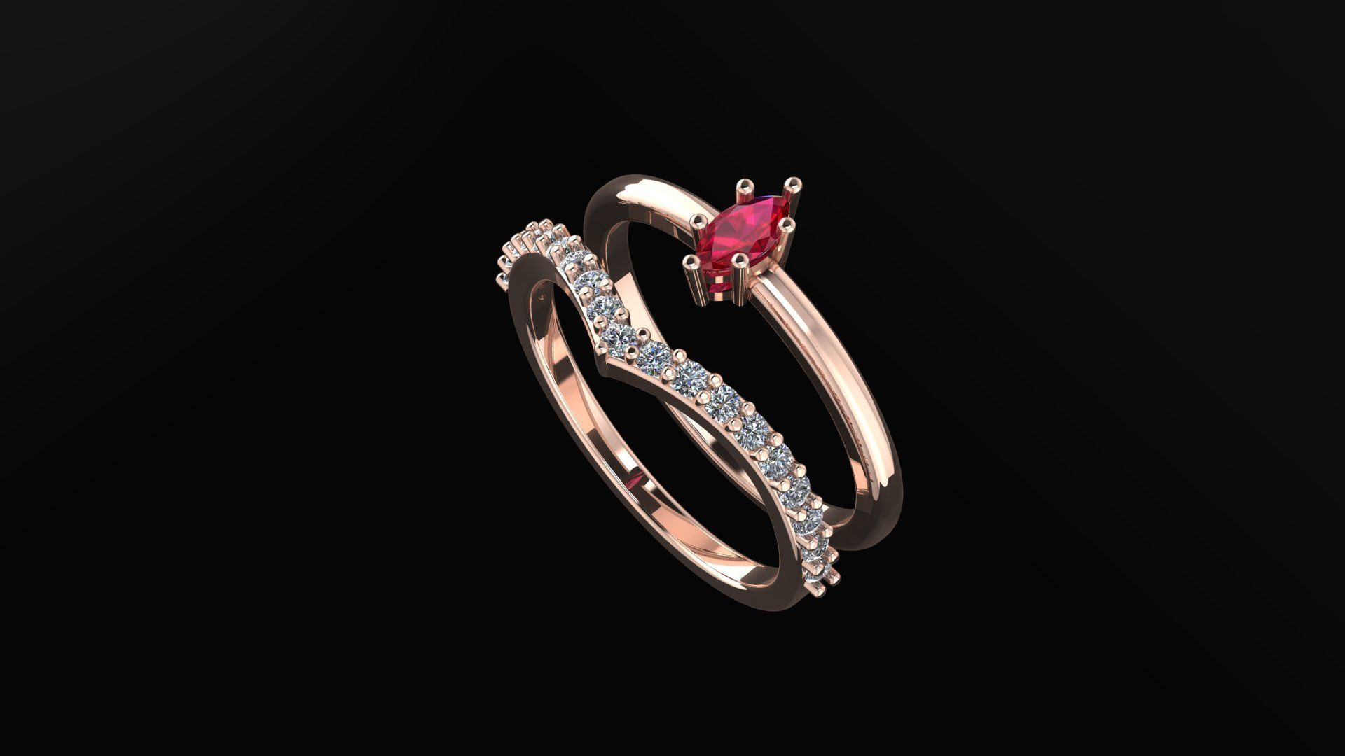 Marquies  Rind 3D print model_2