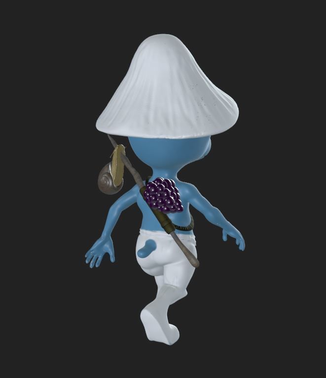 SmurfCat - Gato Pitufo 3D print model_3