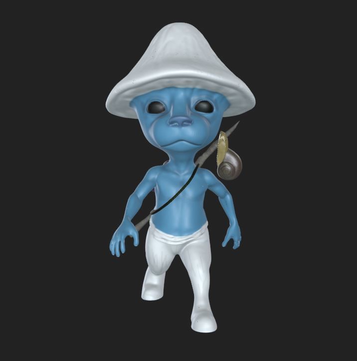 SmurfCat - Gato Pitufo 3D print model_2
