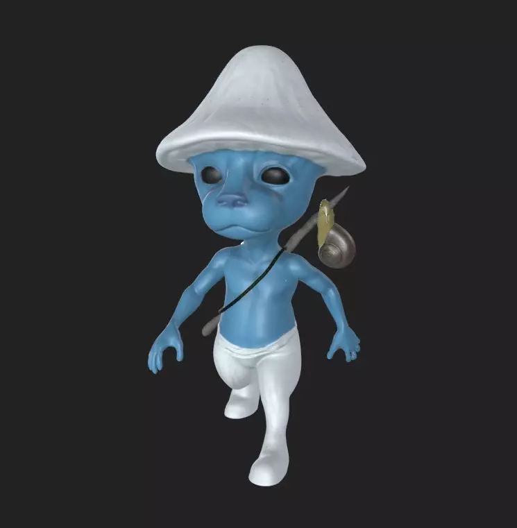 SmurfCat - Gato Pitufo 3D print model_0