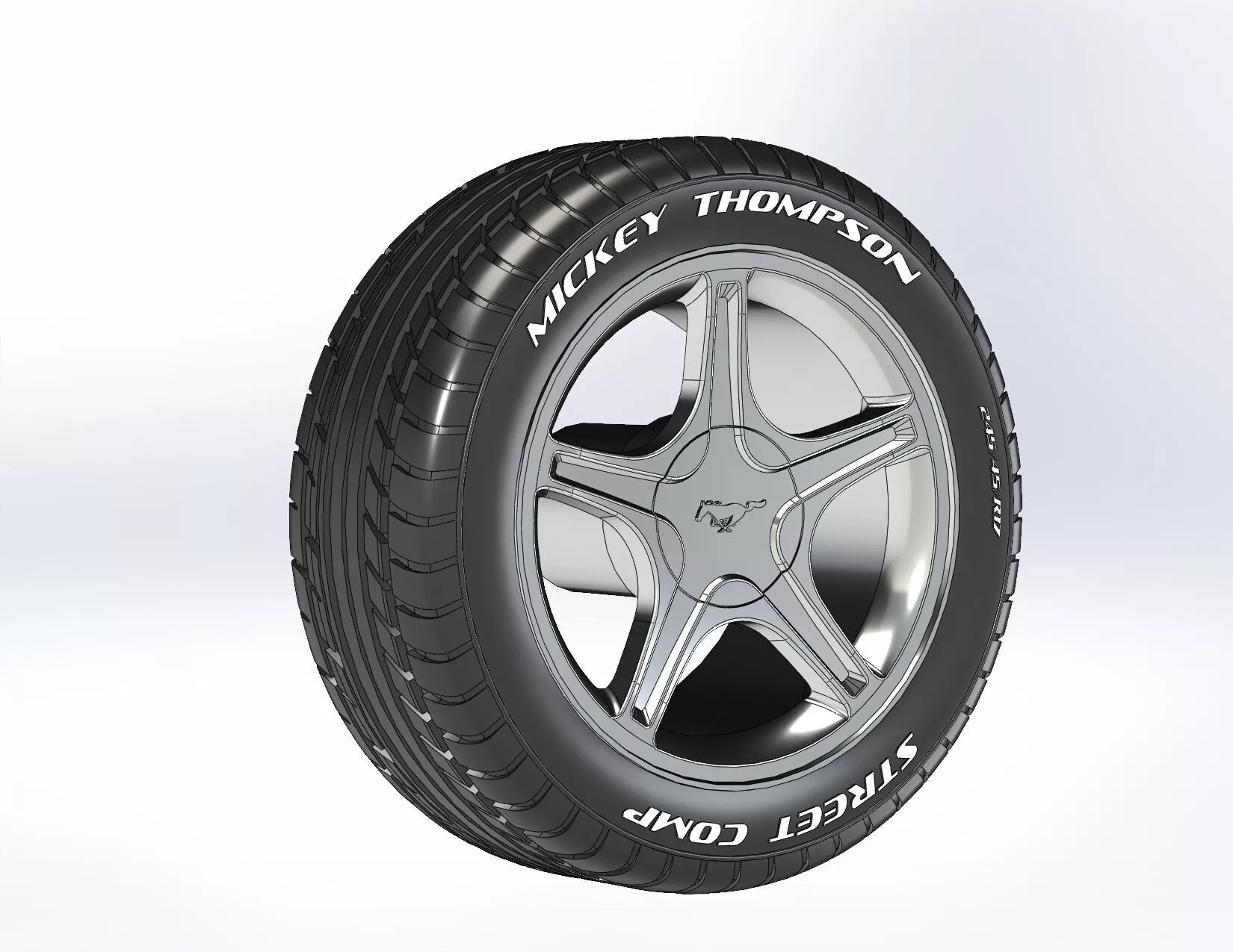 Wheel for scale model GT Mk4 1999-2000 3D print model