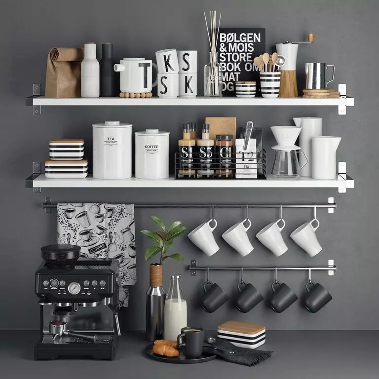 Coffee Station 3D model_0