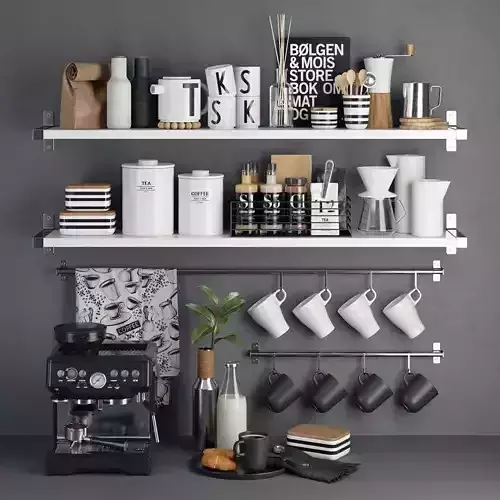 Coffee Station 3D model